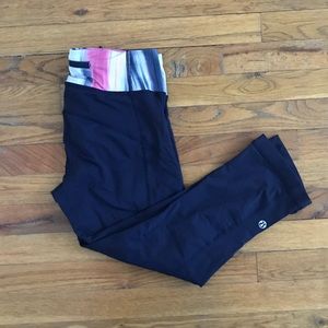 Lululemon Crops Blue